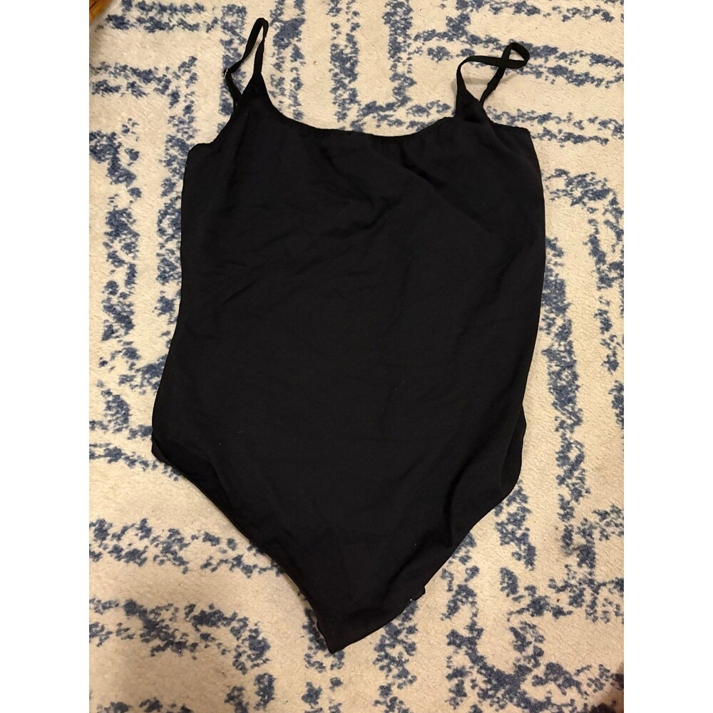 Intimately Free People Black Basique Strappy Sleeveless Bodysuit